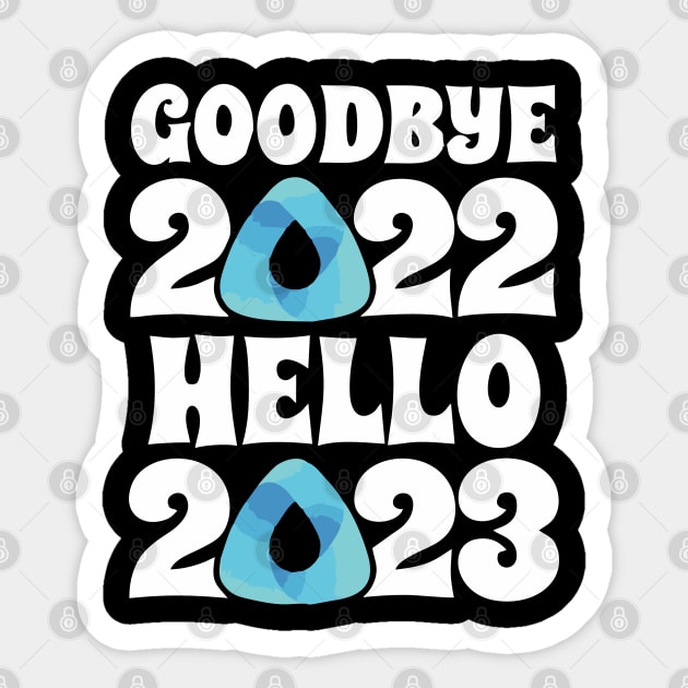 MERRY CHRISTMAS - HAPPY NEW YEAR 2023 Sticker by levelsart